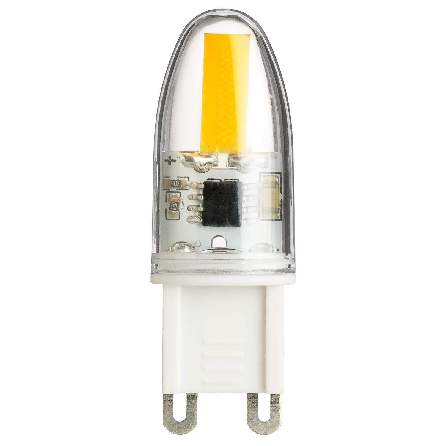 Sunlite G9/LED/1.6W/CL/120V/D/30K/CD LED Single Ended G9 Bi-Pin 1.6W Light Bulb (G9) Base, 3000K Warm White - Cheap-Us