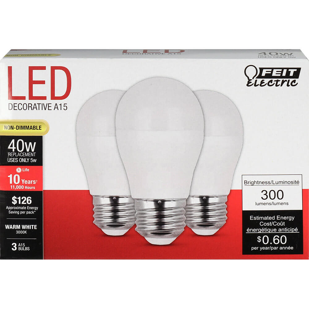 300 Lumen 3000K Non-Dimmable LED - Cheap-Us