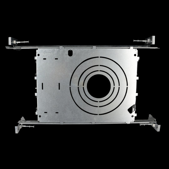 Luxrite 4 Sizes Round New Construction Mounting Plate, Galvanized Steel Finish, Pack of 6 (LR41004) - Cheap-Us