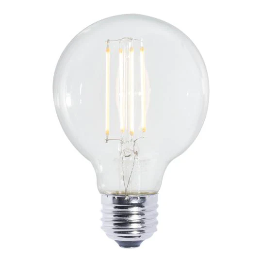 BULBRITE LED G25 MEDIUM SCREW (E26) 7W DIMMABLE FILAMENT LIGHT BULB 2700K/WARM WHITE 60W INCANDESCENT EQUIVALENT 4PK (776775) - Cheap-Us