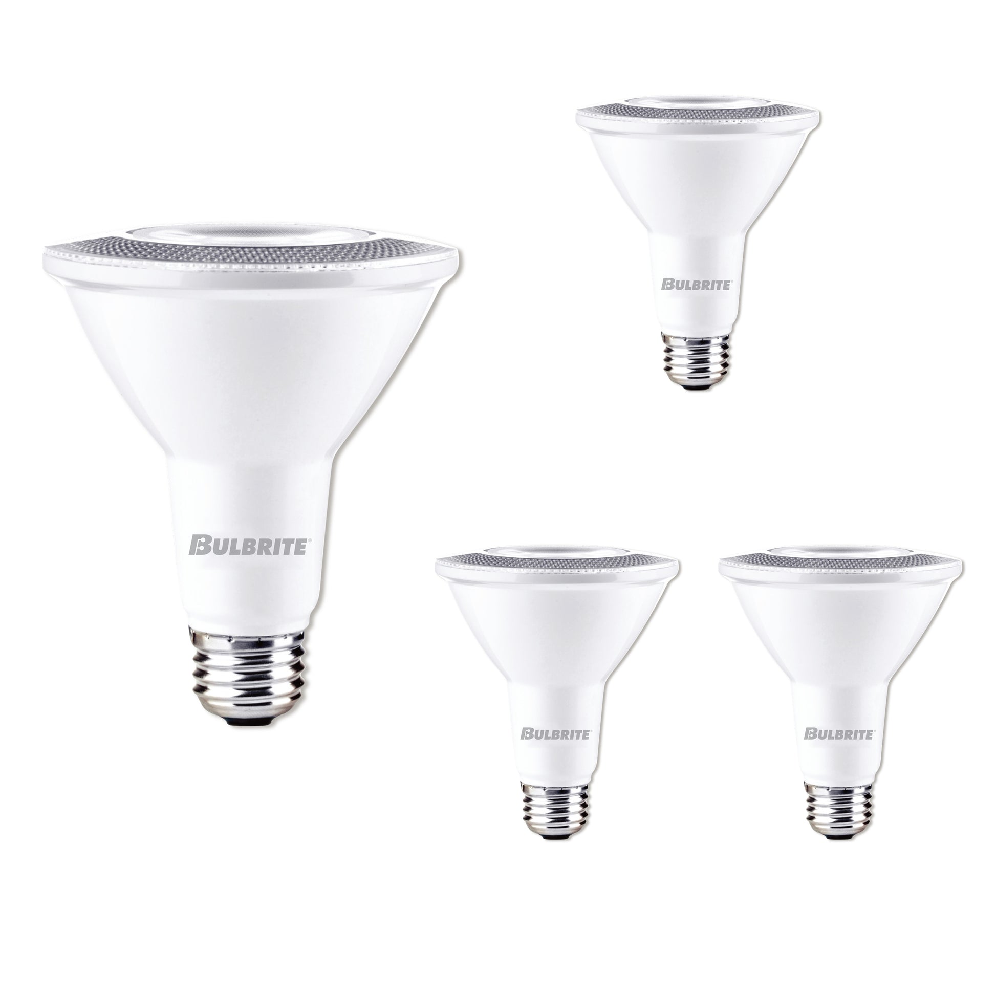10W LED PAR30 LONG NECK 3000K 80CRI BASICS FLOOD WET DIMMABLE-4PK - Cheap-Us