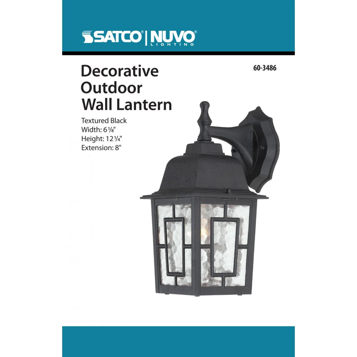 60-3486 BANYAN 1 LGT 12 OUTDOOR WALL Banyan - 1 Light - 12