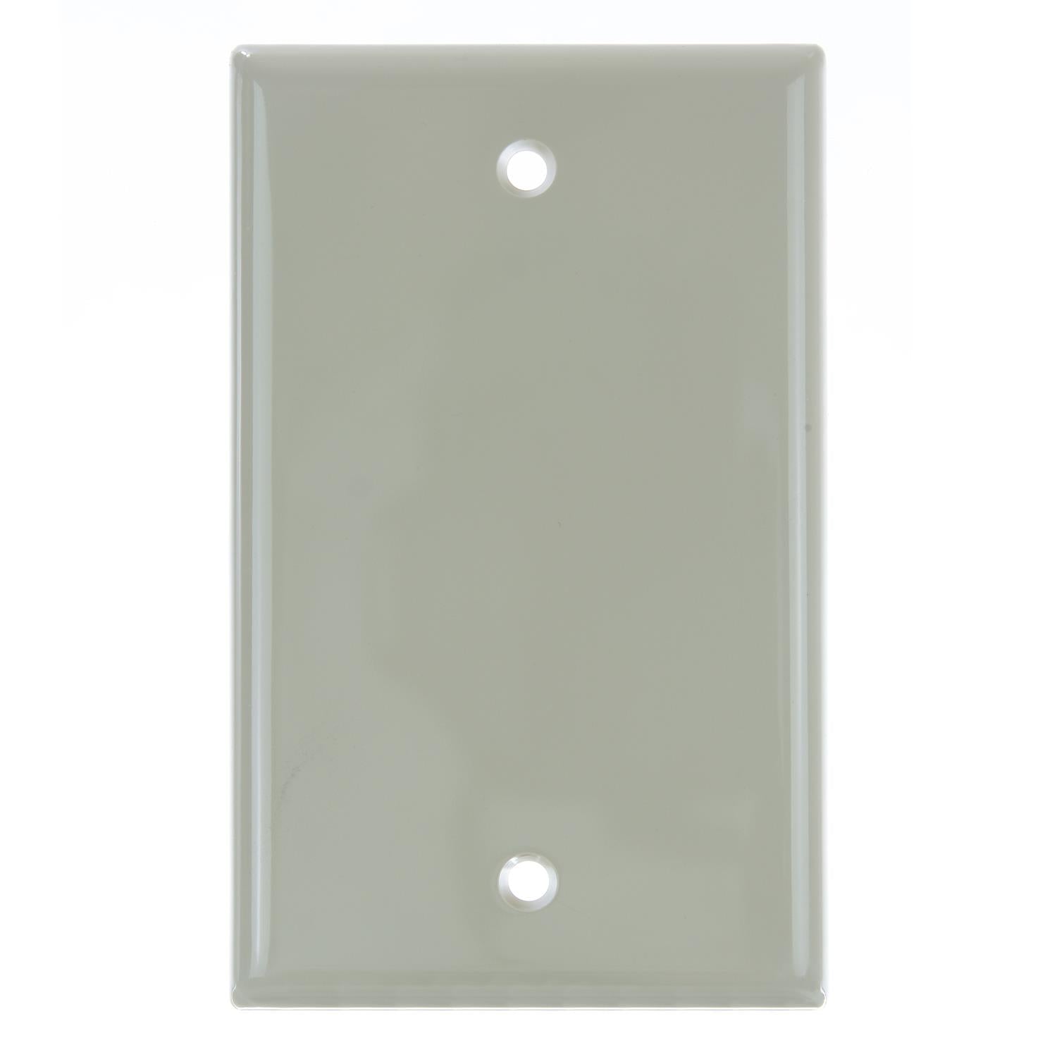 Sunlite E401/I 1 Gang Blank Switch and Receptacle Plate, Ivory - Cheap-Us