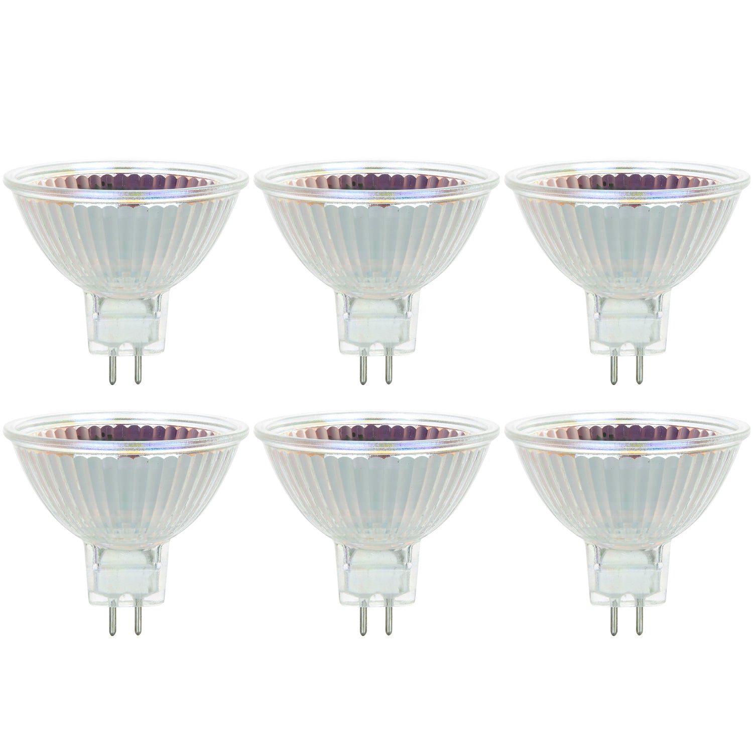 Sunlite 40705-SU 50MR16/FL/12V Halogen MR16 38? Flood Light Bulb 50 Watt, 12 Volt, Bi-Pin Base (GU5.3), Dimmable, UV Protected, 100 CRI, 2,000 Hour Life Span, 3200K - Warm White 6 Pack - Cheap-Us