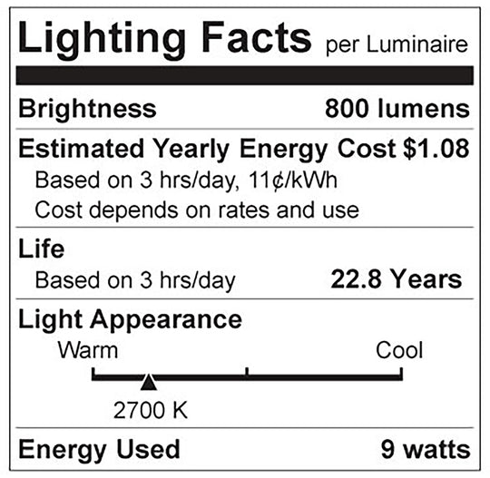 Luxrite LED A19 Light Bulb, E26 - Medium Base, 9W, 2700K - Warm White, 800 Lumens, 80 CRI, Frost Finish, Dimmable (LR21420) - Cheap-Us