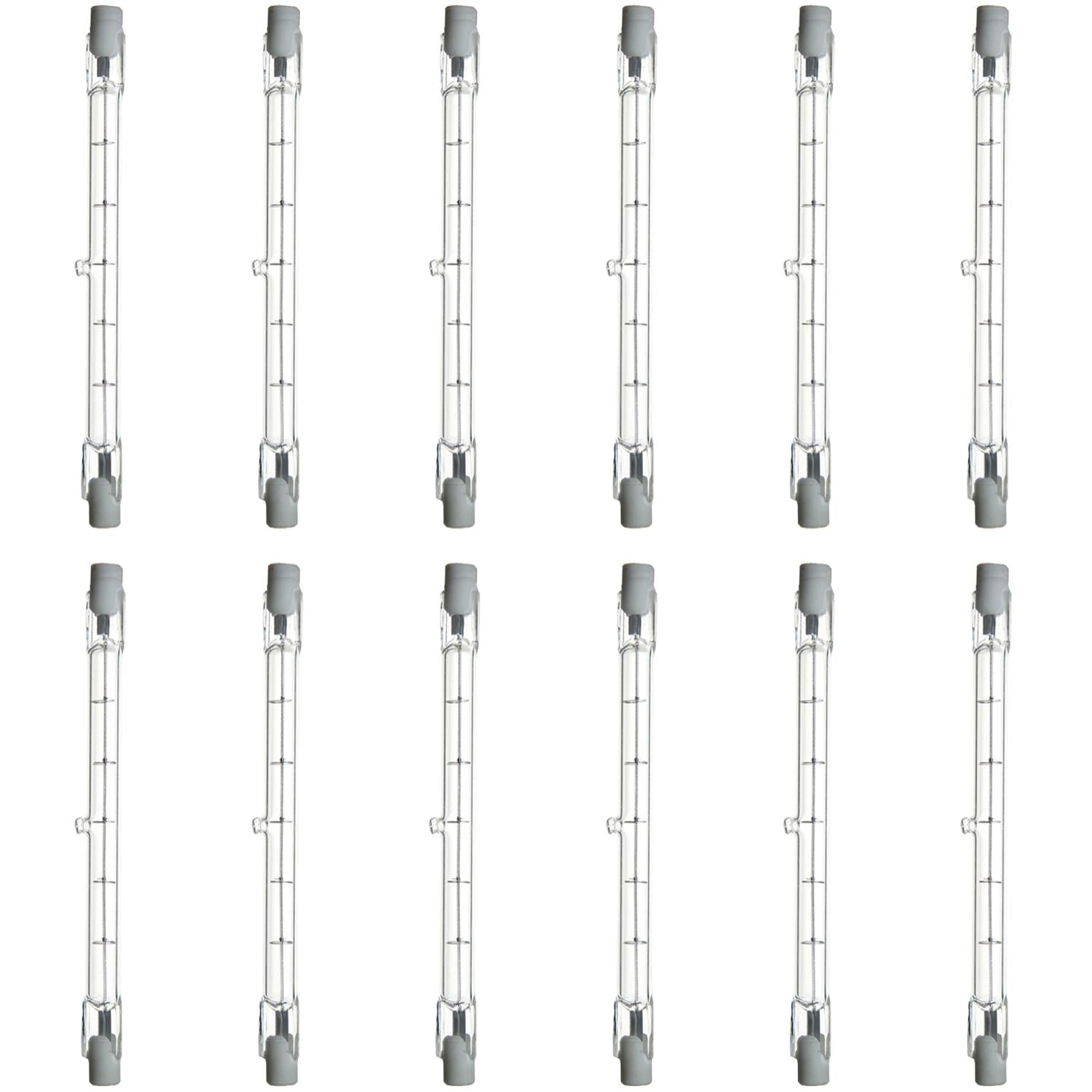 Sunlite Q150T3/CL/12PK Halogen 150W 120V T3 Double Ended Capsule Light Bulbs, Clear Finish (12 Pack) - Cheap-Us