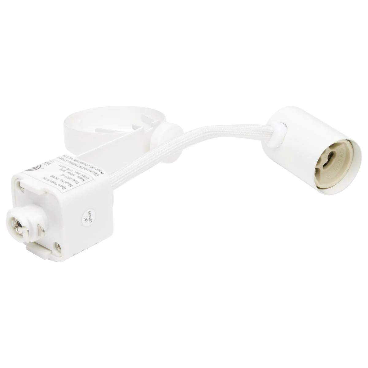 TK355 3LT TRK KIT GMBAL RNG.MR16 WHT 3 Light - MR16 - Gimbal Ring Track Kit - 4 foot Track - Line Voltage - White - Cheap-Us