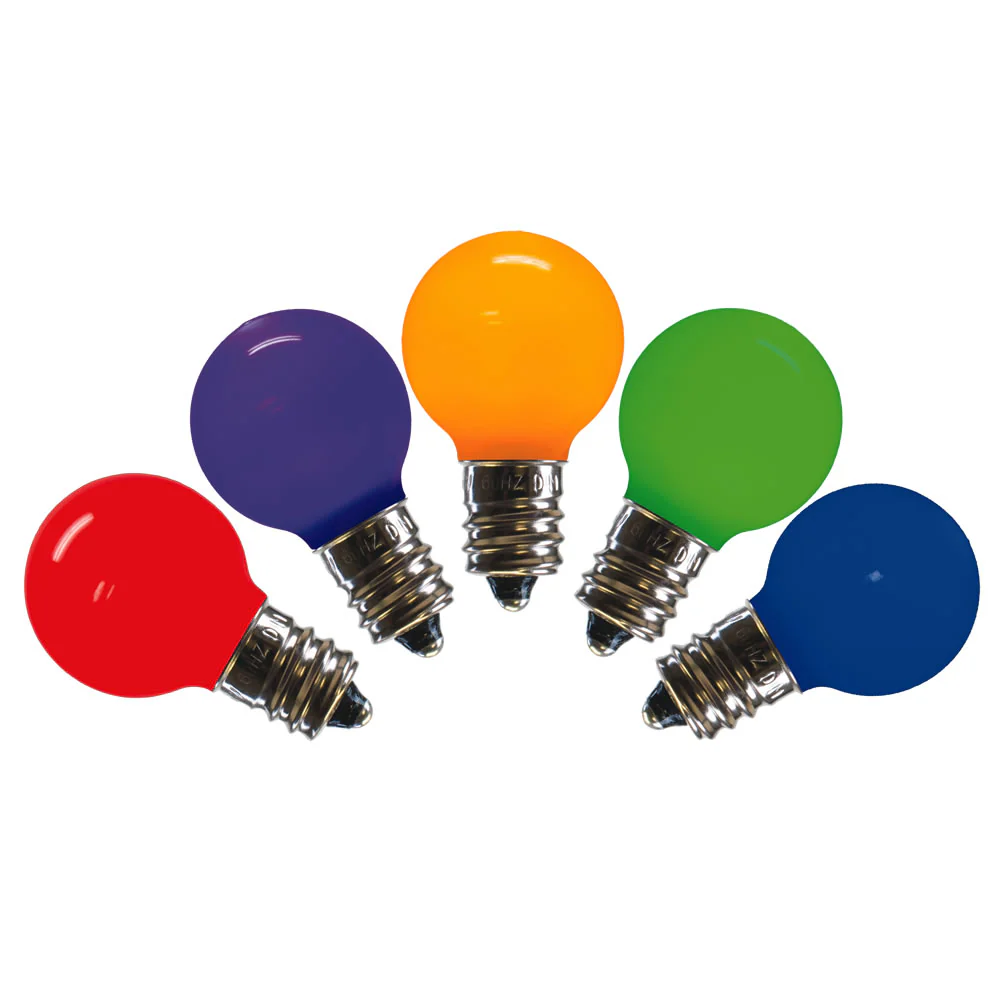 Vickerman G30 Multicolored Ceramic LED Replacement Bulb package of 25 - Cheap-Us