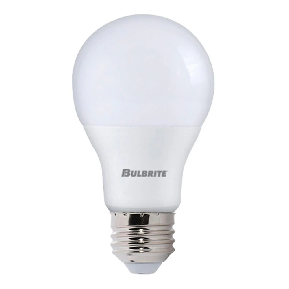 BULBRITE LED A19 MEDIUM SCREW (E26) 9W NON-DIMMABLE FROST 3000K/SOFT WHITE LIGHT 60W INCANDESCENT EQUIVALENT 10PK (774024) - Cheap-Us