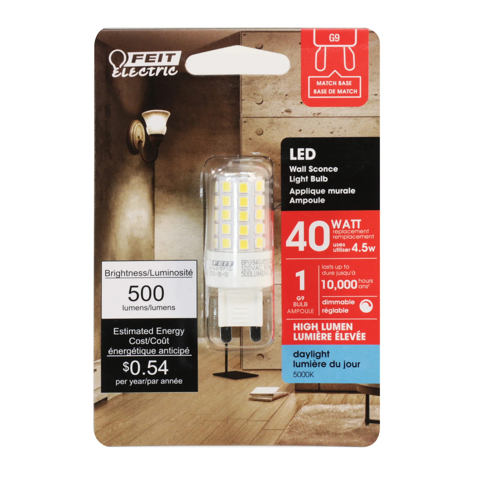 500 Lumen Daylight G9 LED - Cheap-Us