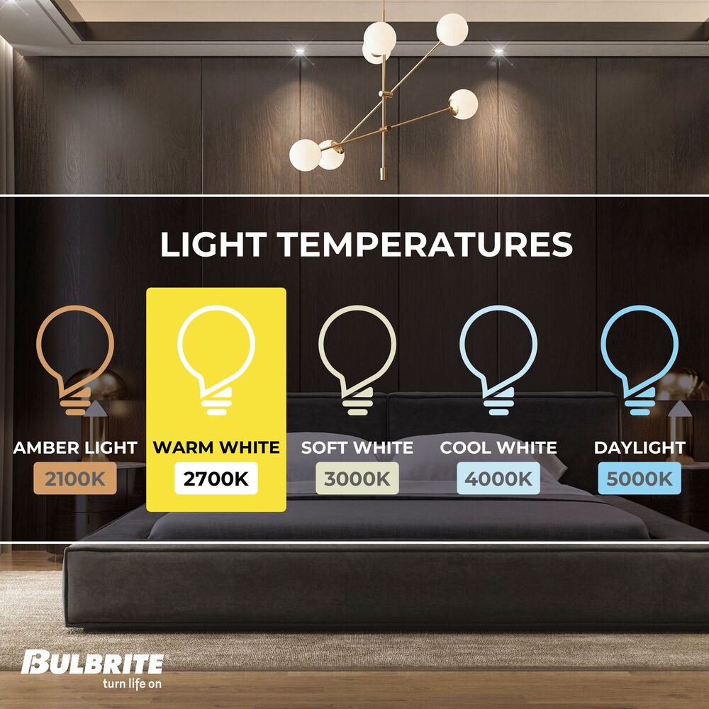 Bulbrite LED Filament Pack of (4) 3.5 Watt Mini T4 Light Bulbs with Clear Finish and Bi-Pin (G9) Base - 2700K (Warm White Light), 300 Lumens - Cheap-Us