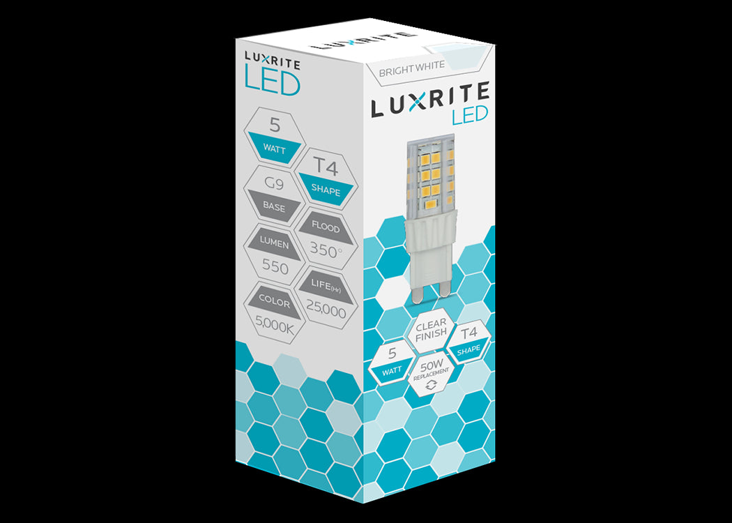 Luxrite Mini LED5T4G9/50K/DIM 5000K Bright White - Cheap-Us