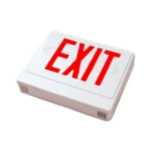 Westgate Remote Capable LED Exit SGL/DBL Face Univ. Green Letters Black Housing, 120/277V, LED Exit & Emergency Lighting, 3.8W, Black Finish - Cheap-Us
