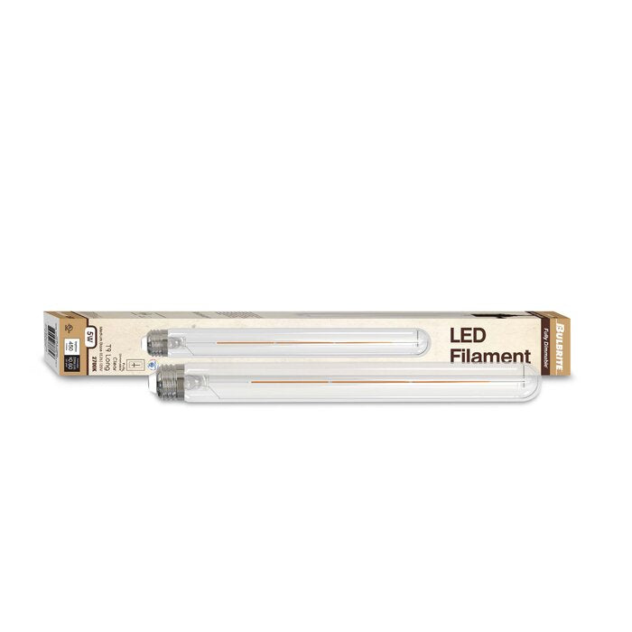 BULBRITE LED T9 MEDIUM SCREW (E26) 4W DIMMABLE FILAMENT LIGHT BULB 2700K/WARM WHITE 40W INCANDESCENT EQUIVALENT 2PK (776865) - Cheap-Us