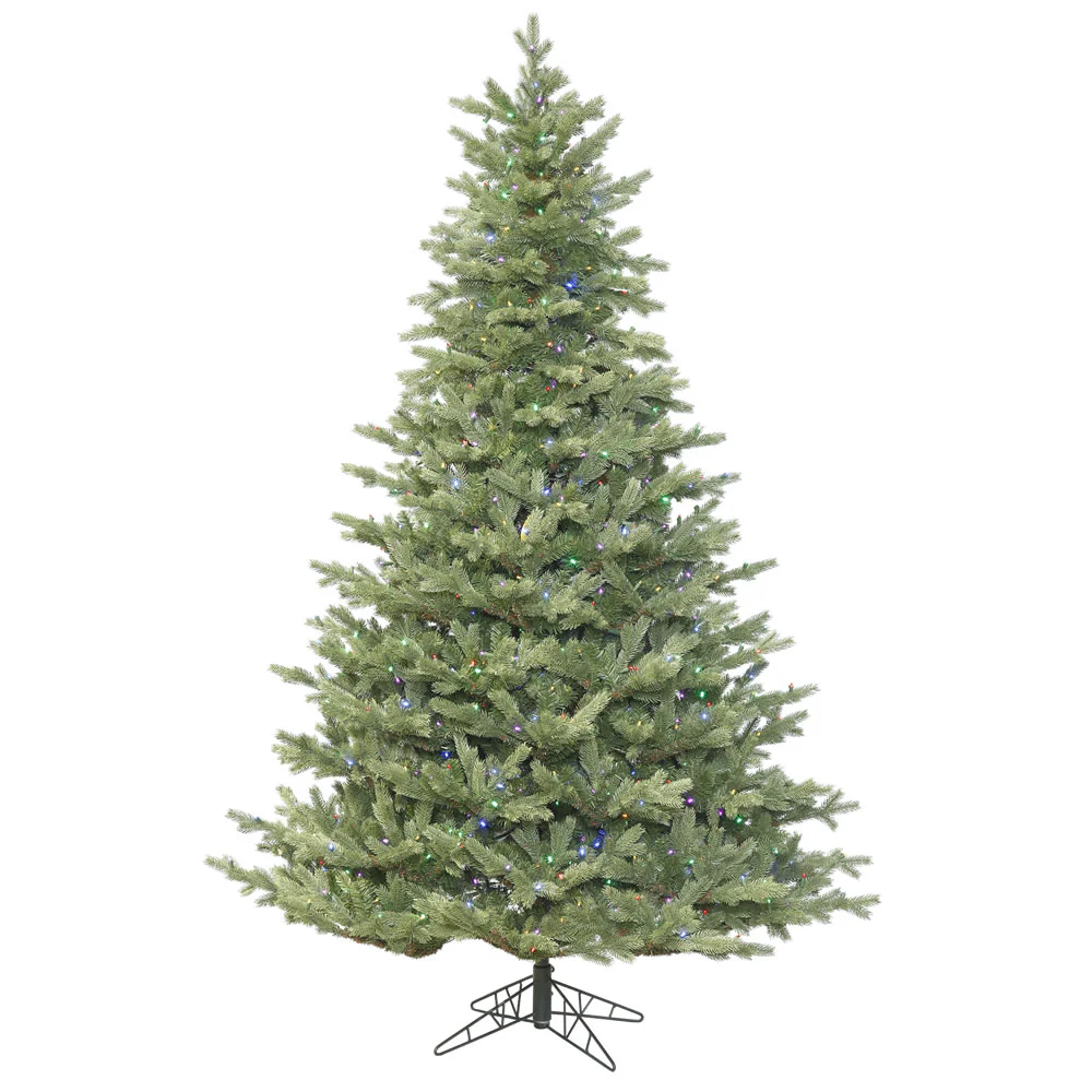 Vickerman 14' Princeston Fraser Fir Artificial Christmas Tree with 2400 Multi-Colored LED Lights - Cheap-Us