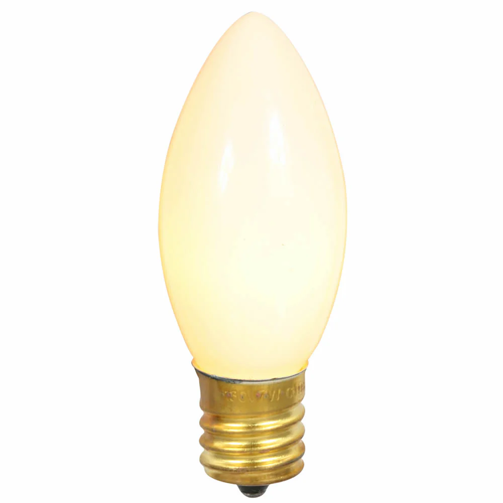 Vickerman C9 Ceramic White Replacement Bulb 7 Watt 130 Volt UL box of 25 - Cheap-Us