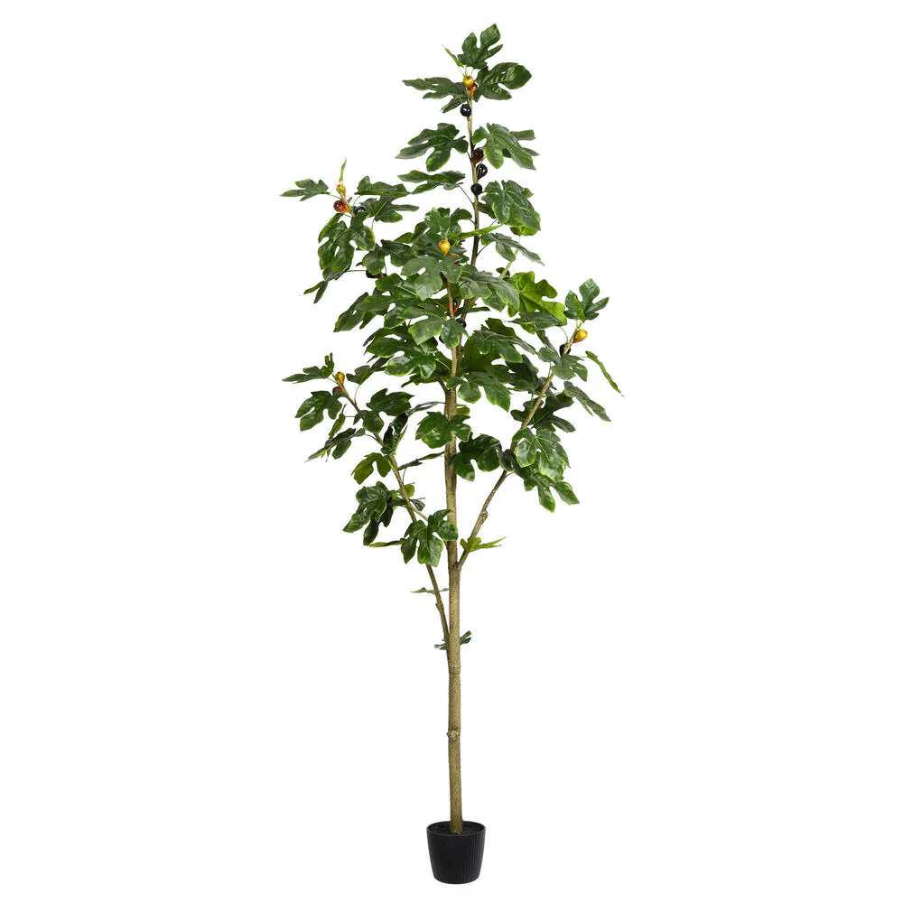 Vickerman 7' Artificial Potted Fig Tree. - Cheap-Us