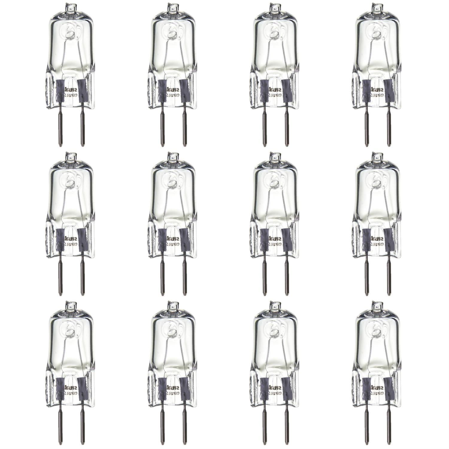Sunlite 35 Watt, Single Ended T3.5, GY6.35 Bi-Pin Base, Clear - Cheap-Us