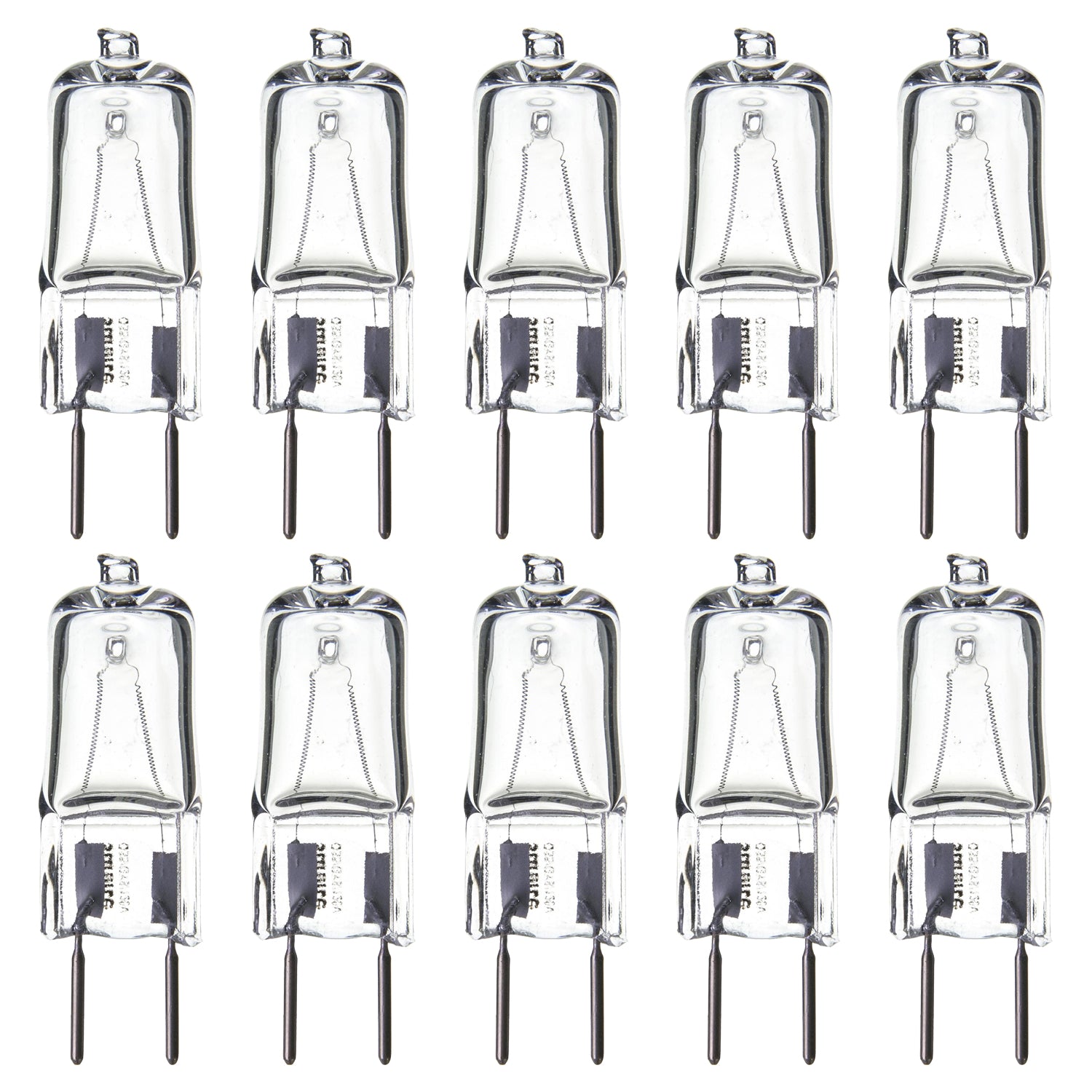 Sunlite 35 Watt, Single Ended T3.5, GY8 Bi-Pin Base, Clear, Halogen - Cheap-Us