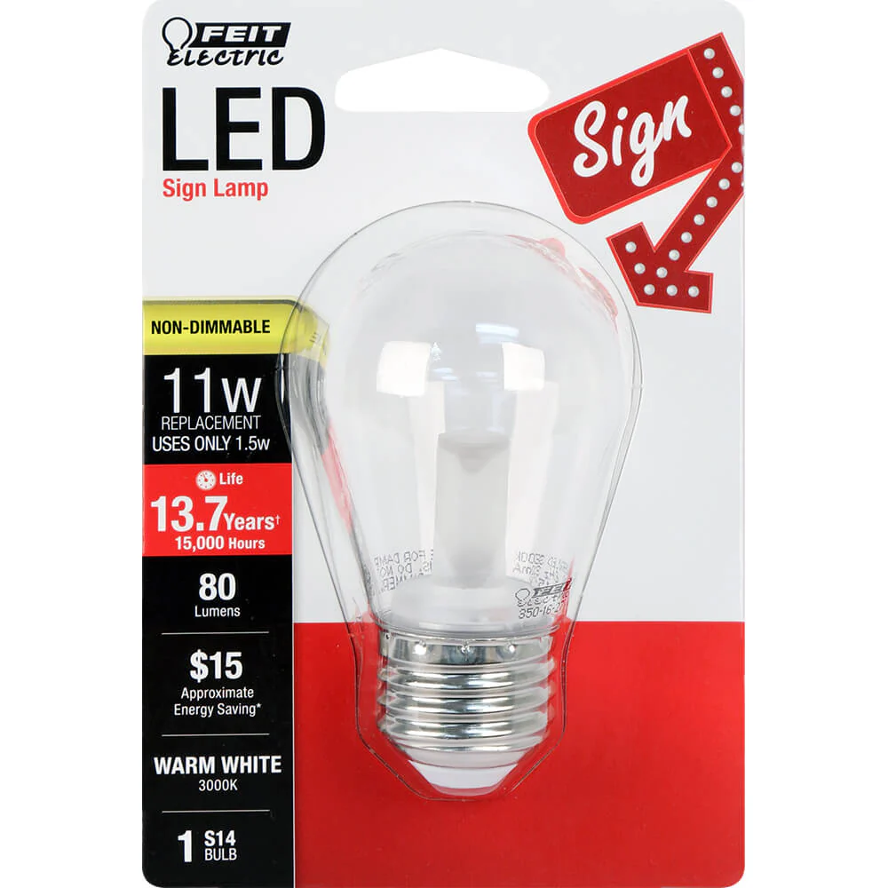 80 Lumen 3000K Non-Dimmable LED - Cheap-Us