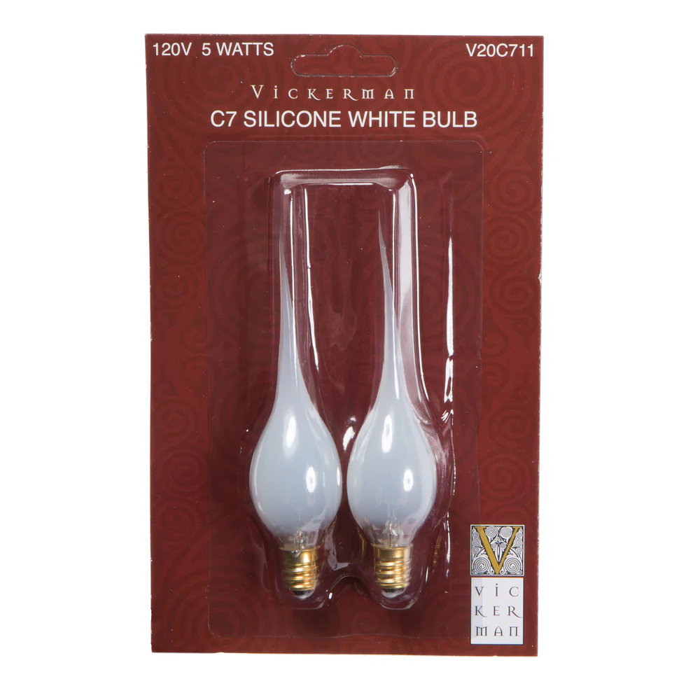 Vickerman C7 Silicone White Bulb Pack of 2 - Cheap-Us