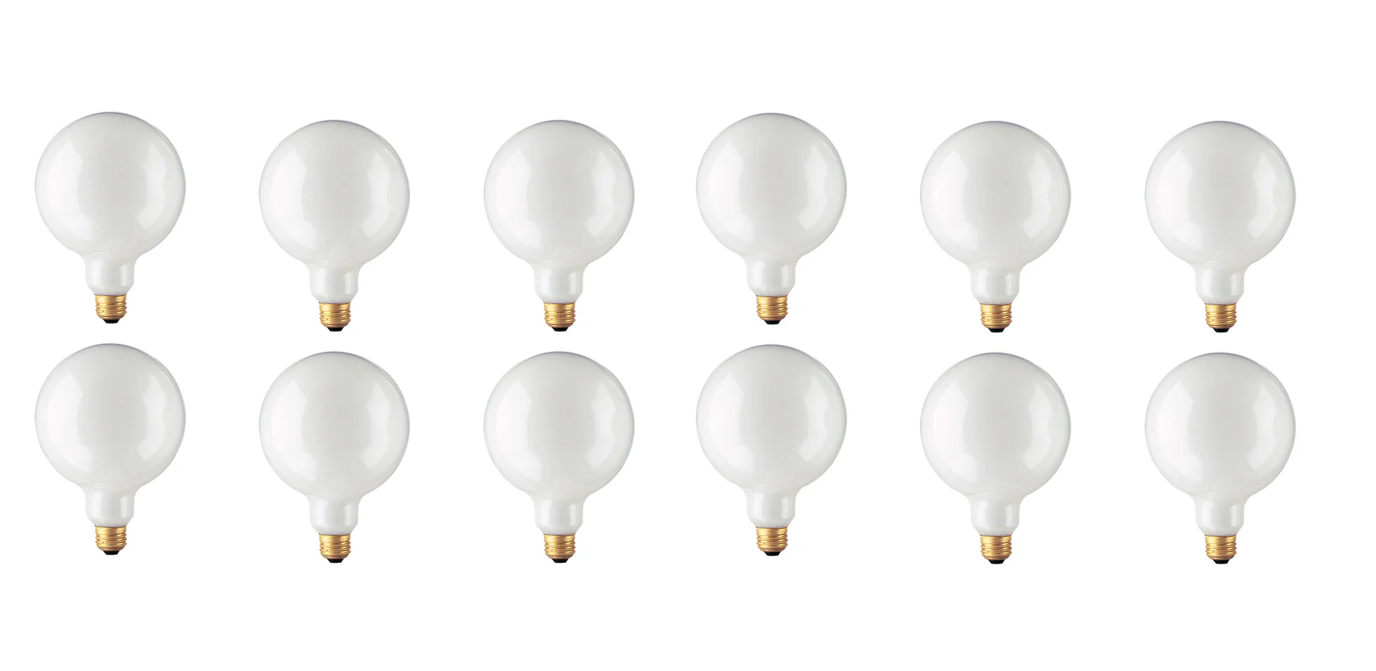 BULBRITE INCANDESCENT G40 MEDIUM SCREW (E26) 40W DIMMABLE LIGHT BULB 2700K/WARM WHITE 12PK (350040) - Cheap-Us