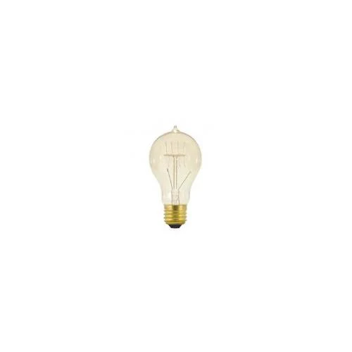 Bulbrite NOS40-VICTOR 40 Watt Nostalgic Incandescent Edison Quad Loop A19, Medium Base, Antique Finish - Cheap-Us