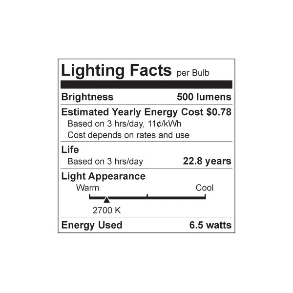 Luxrite LED MR16 Reflector Light Bulb, GU10 Base, 6.5W, 2700K - Warm White, 500 Lumens, 80 CRI, White Finish, Dimmable, Pack of 7 (LR21500) - Cheap-Us