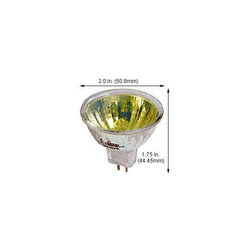 DAMAR 25699A MR16 FLOOD YELLOW QUARTZ HALOGEN BULBS BAB/CG/YELLOW NIB - Cheap-Us