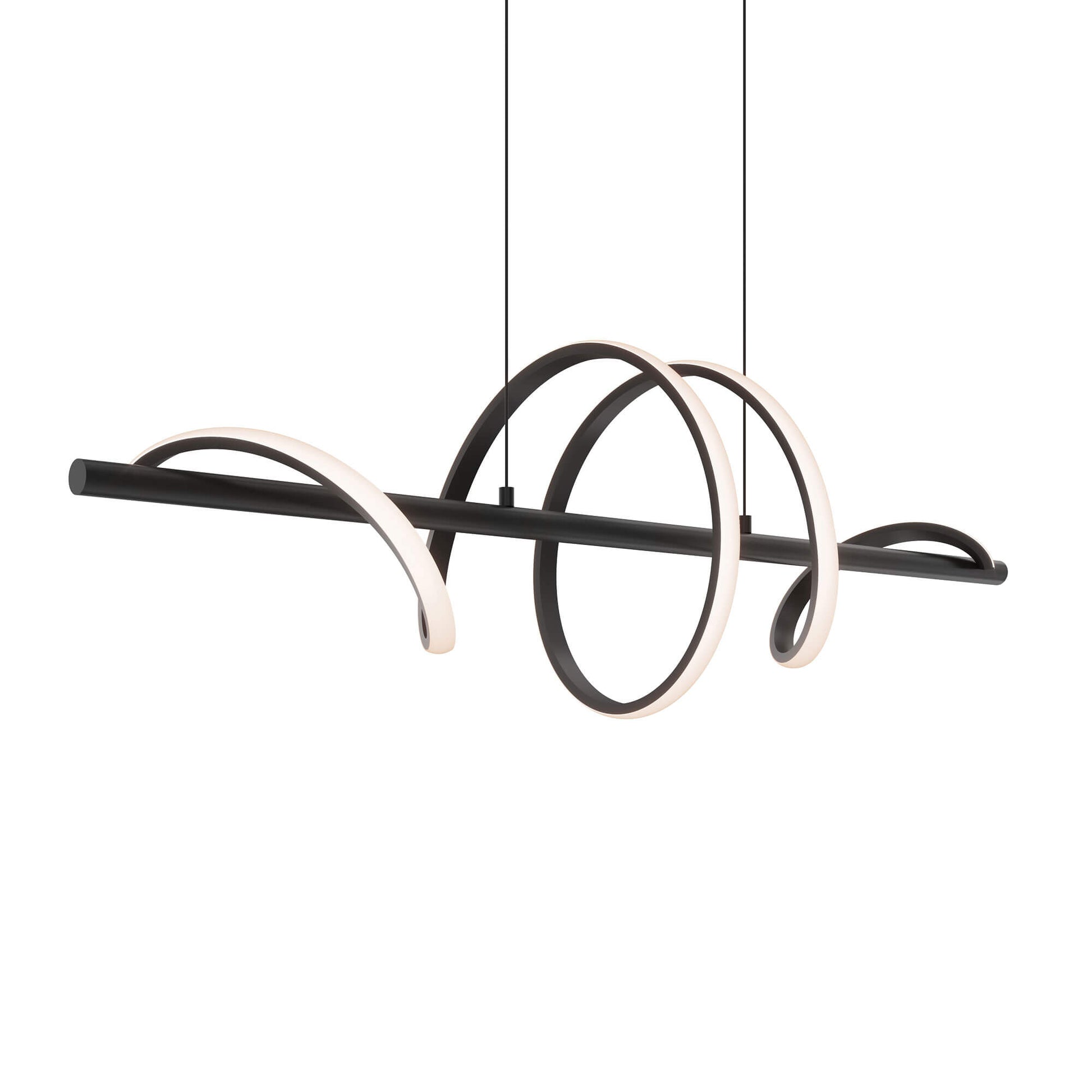 DALS Lighting Spin 5CCT Vertical Swirl LED Pendant - Cheap-Us