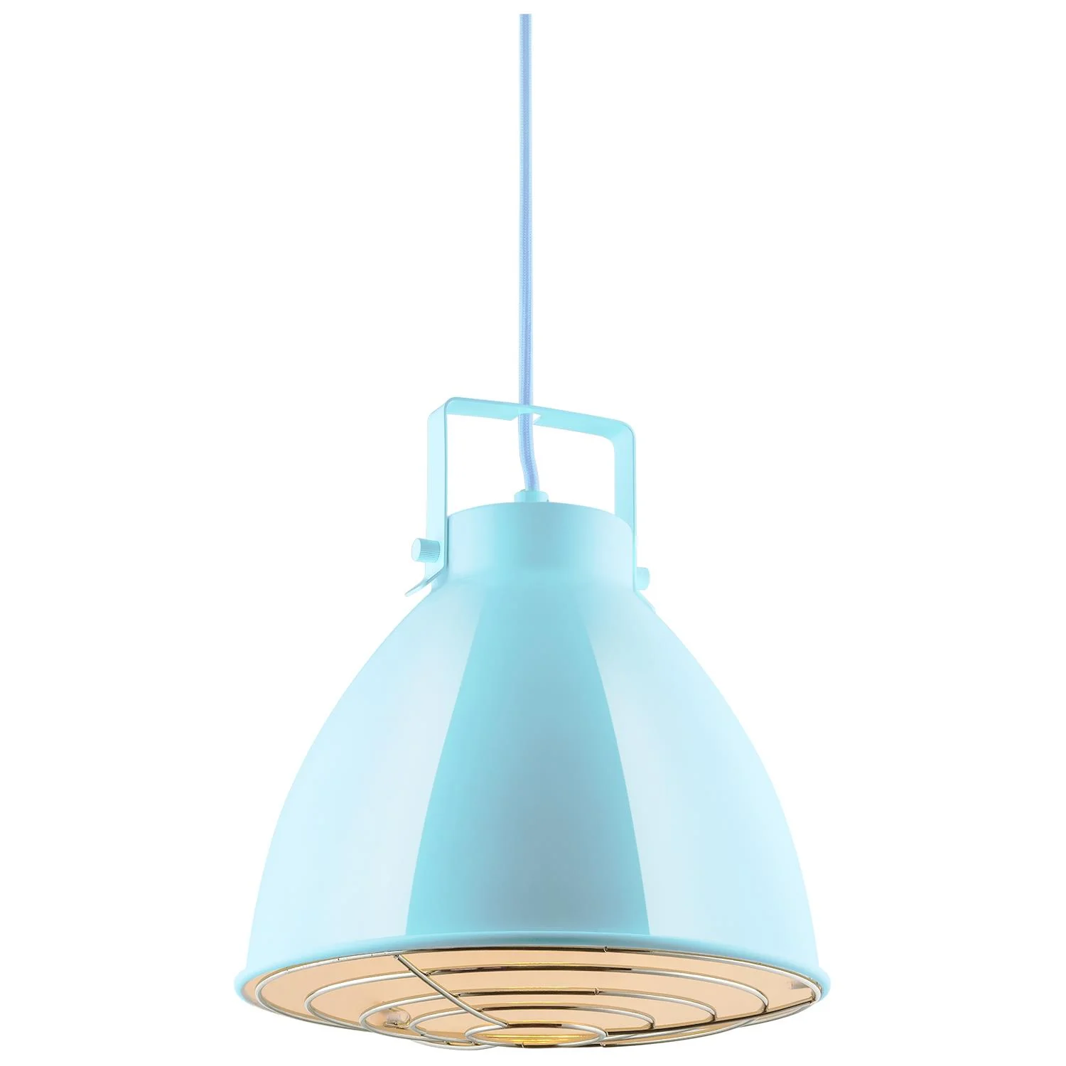 Sunlite CF/PD/Z/BB Baby Blue Zed Residential Ceiling Pendant Light Fixtures With Medium (E26) Base - Cheap-Us