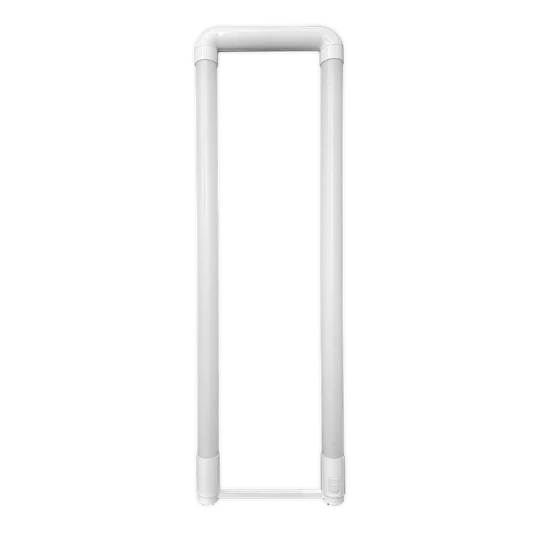 Luxrite LED T8 U6 U-Bend Universal 3 Way Tube Light, 15W, 1950 Lumens, Color Selectable - 3500K/4000K/5000K, 83 CRI, Frost Finish, Dimmable, Pack of 2 (LR23519) - Cheap-Us