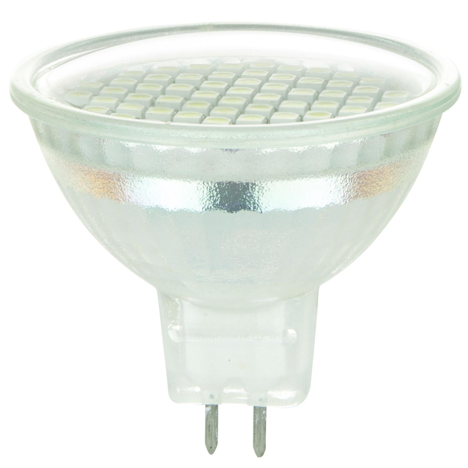 Sunlite LED MR16 Mini Reflector 2.2W (25WW Equivalent) Light Bulb (GU5.3) Base, White - Cheap-Us