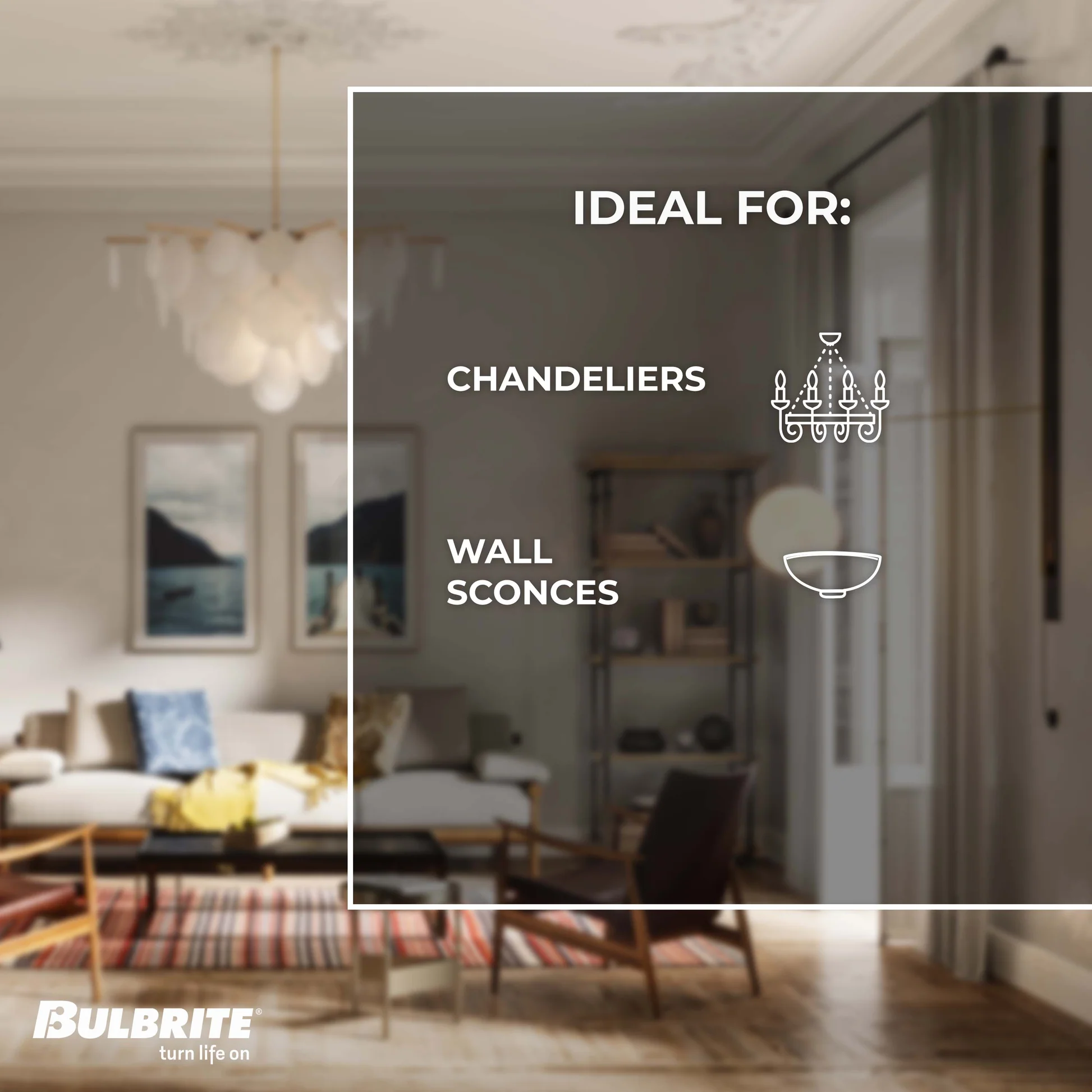 Bulbrite LED Filament Pack of (4) 5 Watt Dimmable 7.5 Inch T9 Light Bulb with Clear Glass Finish and Medium (E26) Base - 3000K (Soft White Light), 300 Lumens - Cheap-Us