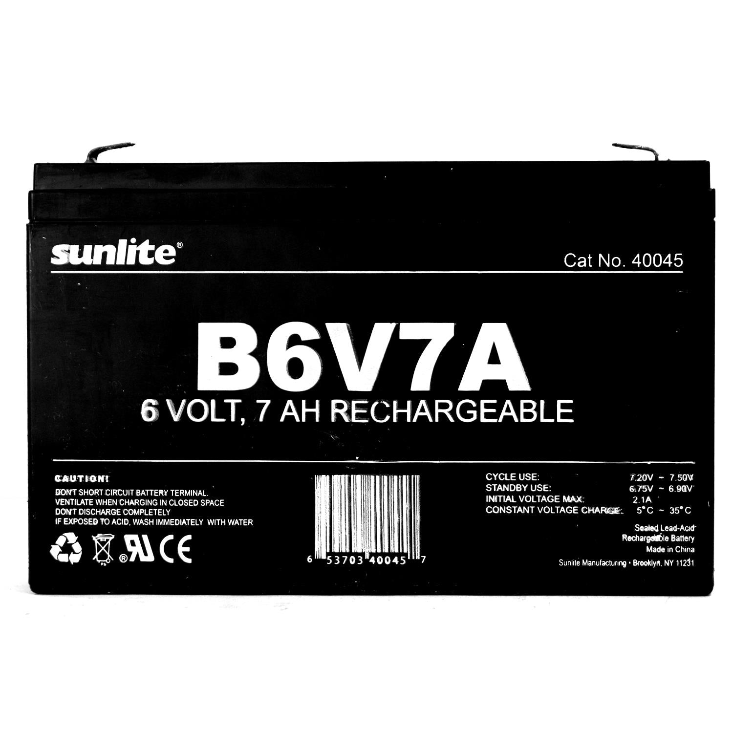 Sunlite B6V7A Emergency Back-Up Battery - Cheap-Us