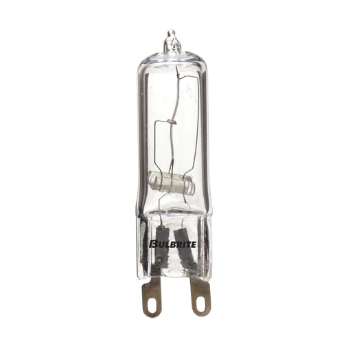 Bulbrite Q25G9CL 25 Watt Dimmable Halogen JC T4 Capsule Bulb, 120 Volt, Flat Pin G9 Base, Clear - Cheap-Us