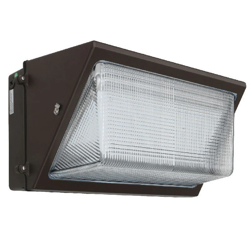 Westgate X-Gen None Cut-Off Glass Wall Pack Lg Housing Adj. 50W-120W 30K 120-277V 0-10V, Outdoor Lighting, 50W/80W/100W/120W, 130 Lumens/W, 5000K, Bronze  Finish - Cheap-Us