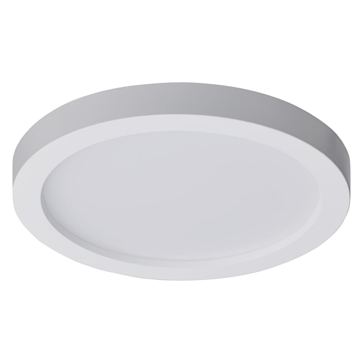 Satco Nuvo 5-9 Inch LED Flush Mount Fixture Disk Light/Surface Flush Mount Round 11W-19W 3000K White Finish - Cheap-Us