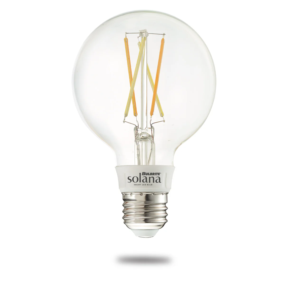 Bulbrite Solana G25 WiFi Connected Edison Filament LED Smart Light Bulb, Clear - Cheap-Us