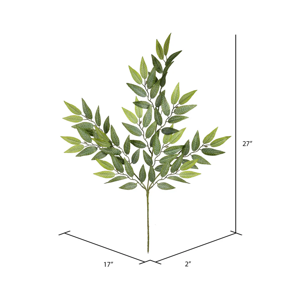 Vickerman Artificial Mini Green Leaves Spray. Includes 6 sprays per pack. - Cheap-Us