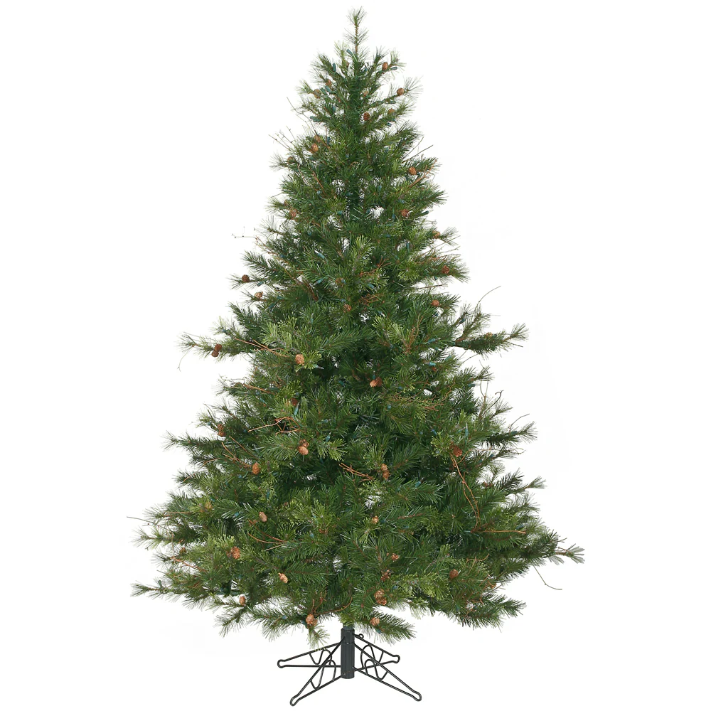 Vickerman 7.5' Mixed Country Pine Artificial Christmas Tree Unlit - Cheap-Us