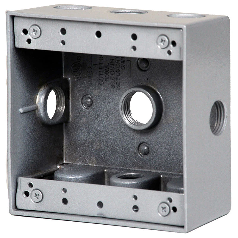 Westgate 1/2” Trade Size, 5 Outlet Holes, 30.5 Cu. In., Electrical Products, Gray Finish - Cheap-Us