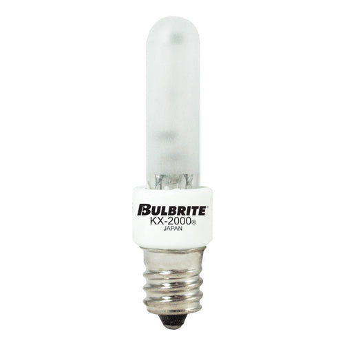 Bulbrite KX60FR/E12 60 Watt KX-2000 Dimmable Krypton/Xenon T3 Capsule Bulb, Candelabra Base, Frost - Cheap-Us