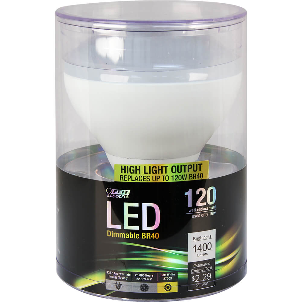 120-Watt Equivalent BR40 Dimmable High Output LED - Cheap-Us
