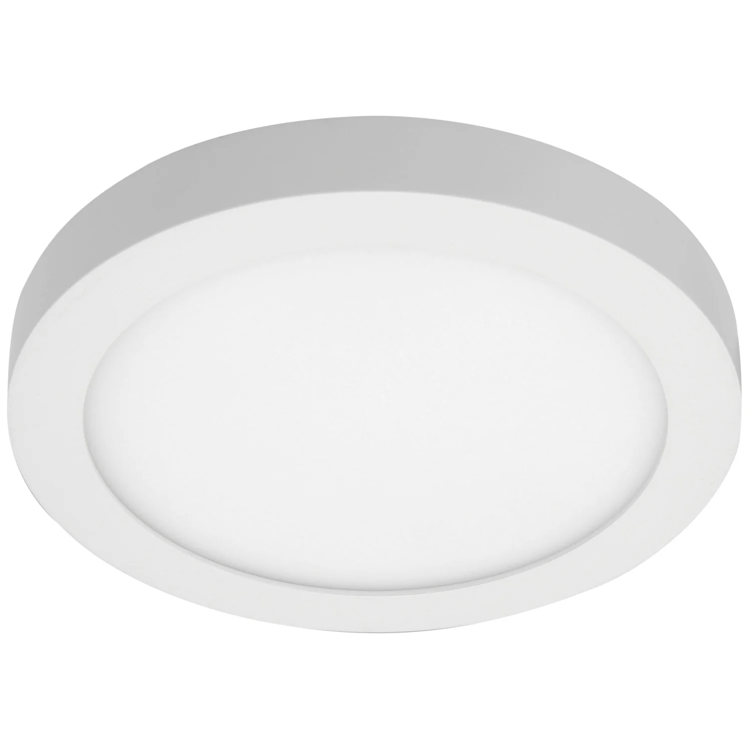 Sunlite 81206 7-Inch LED Round Mini Panel Light Fixture, 12 Watts (100W=), 750 Lumens, 3000K Warm White, 120 Volts, 90 CRI, Dimmable, ETL Listed, White, For Hallways, Living Room & Office Use - Cheap-Us