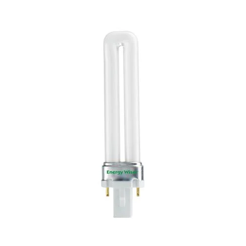 BULBRITE CFL T4 2-PIN MAGNETIC PLUG-IN (G23) 7W NON-DIMMABLE LIGHT BULB 4100K/COOL WHITE 10PK (524027) - Cheap-Us