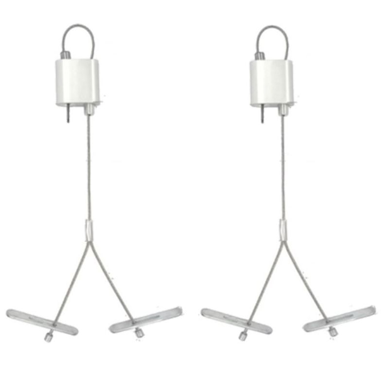 Westgate Adj. 10Ft 5/64In Double Suspension Cable With Y Toggle Ends, Loop Gripper On Top, Commercial Indoor Lighting - Cheap-Us