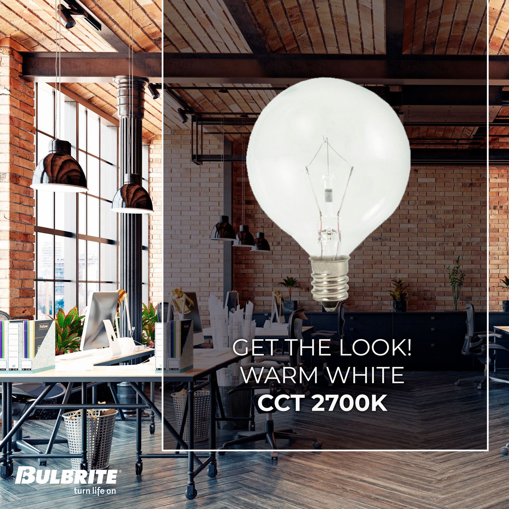 BULBRITE KRYPTON G16.5 CANDELABRA SCREW (E12) 25W DIMMABLE LIGHT BULB 2700K/WARM WHITE 20PK (461225) - Cheap-Us