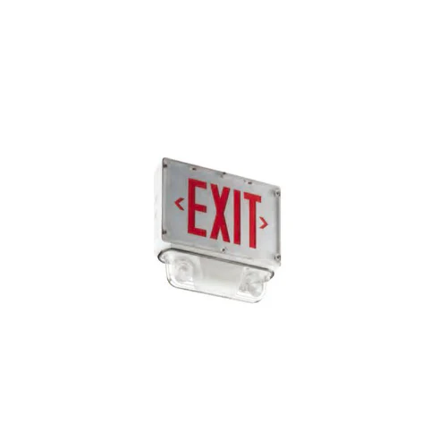 Westgate Nema 4X Rated LED Exit & Emergency Combo, Double, Green, 12V, 12W, Black, LED Exit & Emergency Lighting, 3.6W Per Head - Cheap-Us