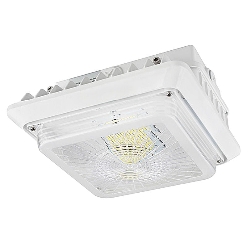 Westgate LED Parking Garage Light, 55W, 5000K, UL Listed, Outdoor Lighting, 55W, 7100 Lumens, 5000K, White Finish, 0~10V Dimmable - Cheap-Us